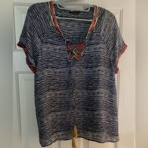 THML Embroidered Short Sleeve Shirt